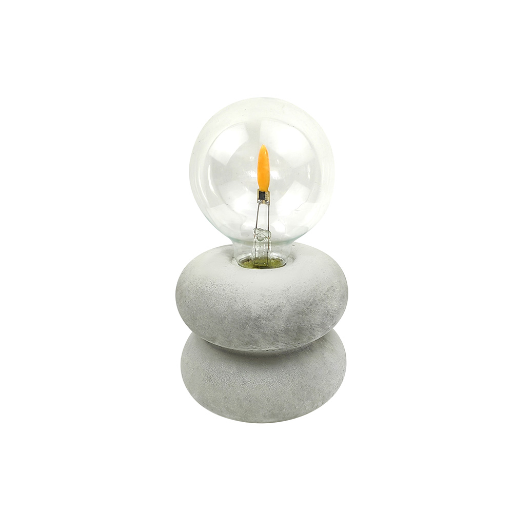 Roterande cementbas LED -skrivbordslampa